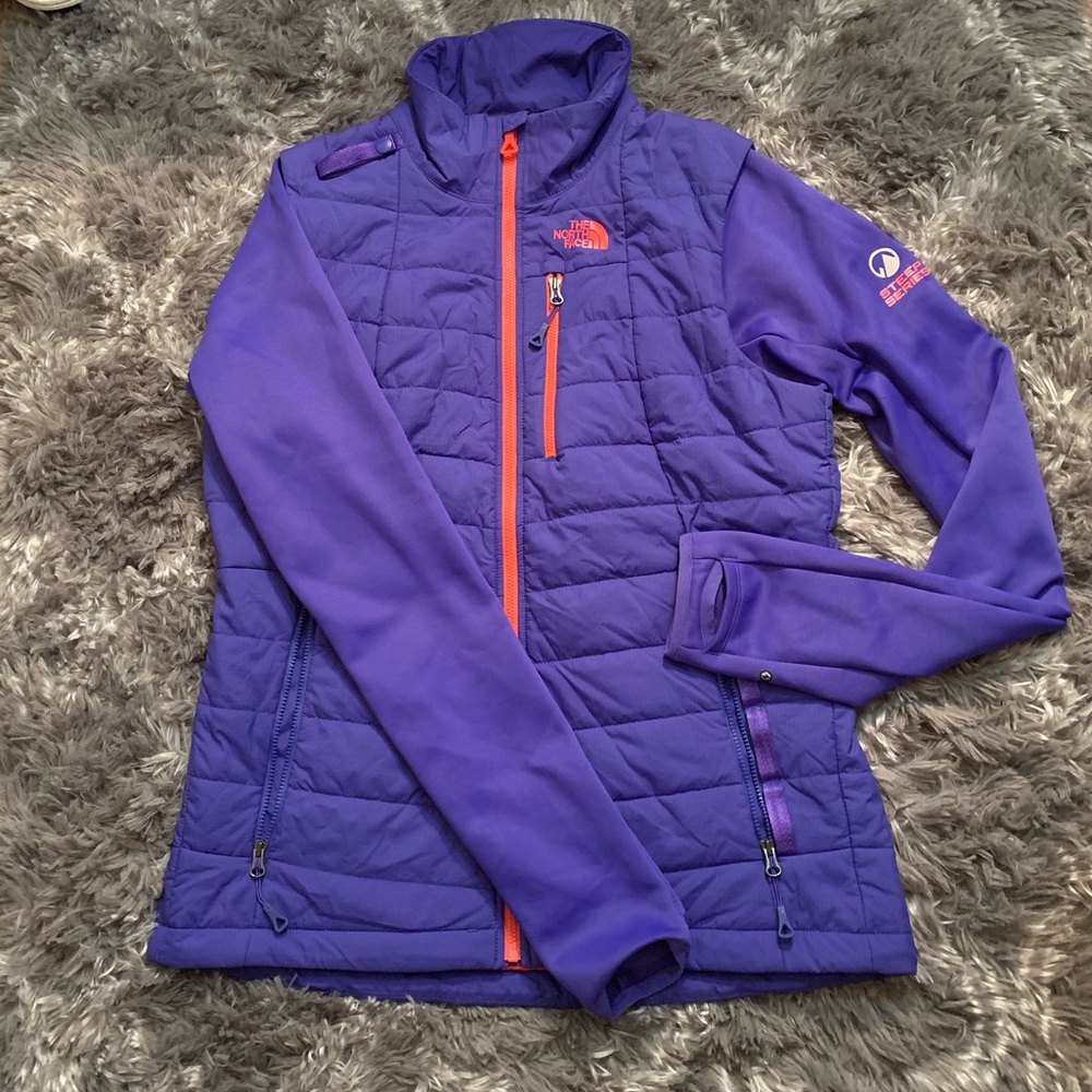 North Face || Purple & Neon Orange Jacket